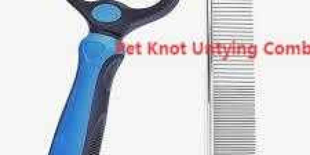 Tallfly Pet Knot Untying Comb: Removing Mats and Knots with Ease and Comfort