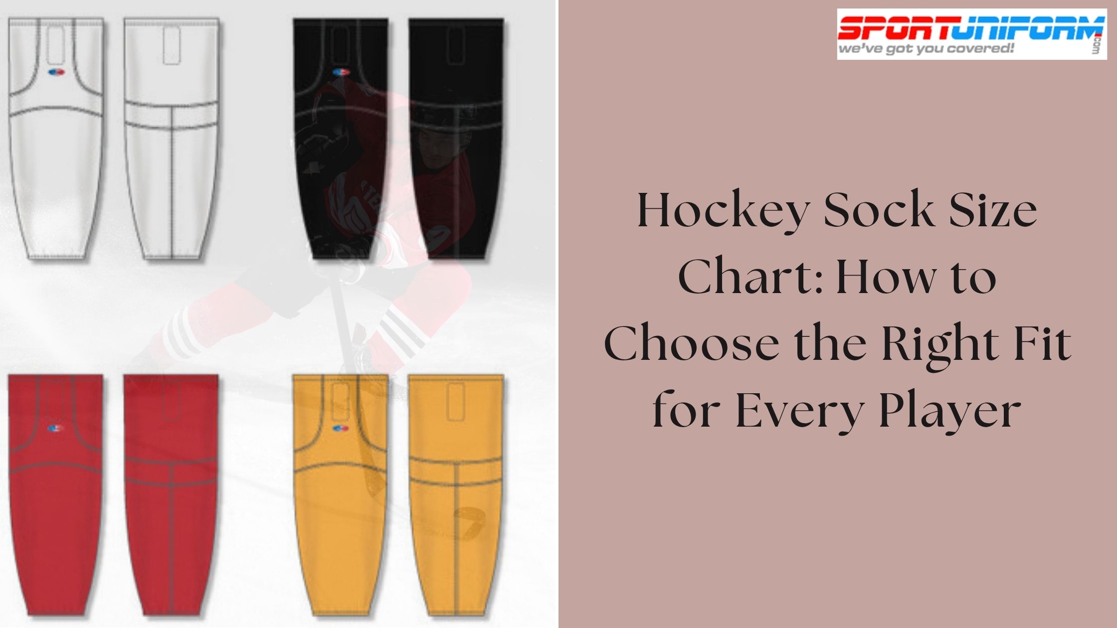 Hockey Sock Size Chart: Find the Right Fit