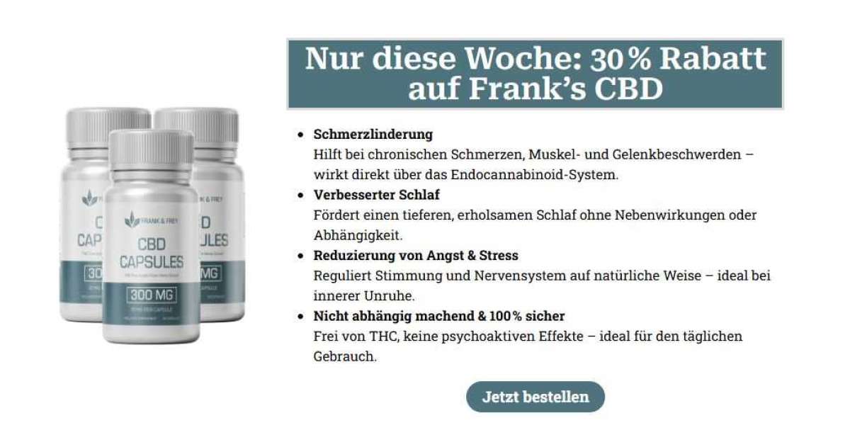 Frank Frey CBD Erfahrungen: 100 % sicheres, starkes Nahrungsergänzungsmittel