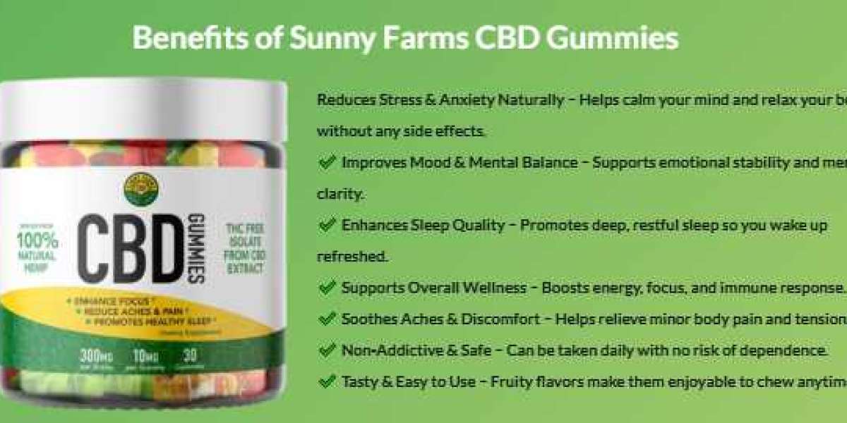 SunnyFarms CBD Gummies Official: Is It Made By Safe Ingredients?